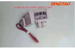 China 129300 Vector IX6 Cutter Parts Electro Valve With Plug supplier