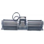 58W Cross Flow Blower Fan Dual Squirrel Cage Blower 45mm dia  impeller for sale