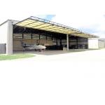 Topshaw 2020 Low Cost Steel Structure Prefabricated Commercial Hangar Buildings for sale