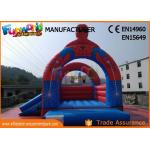 Giant Inflatable Jumper Commercial Bounce House Red And Blue for sale