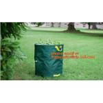 260L PP fabric leaf waste bags/garden bag waste/garden refuse sack,Green PE Bag Garden Waste Bag, Garden Sack BAGEASE PA for sale