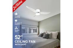 China Remote Control ABS Blades LED Ceiling Fan With Noiseless DC Motor supplier