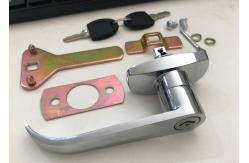 China Industrial Cabinet Door Swing Handle Lock with keys supplier