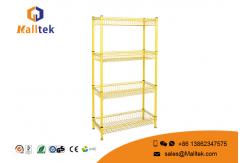 China Multi - Function Wire Rack Shelving Stainless Steel Wire Shelves High Loading Capacity supplier