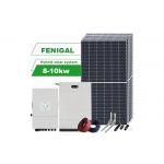 8KW 10KW Solar Energy System Hybrid Complete With PV Panels Inverters And Lithium Battery for sale