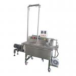 Automatic Continuous Chocolate Enrobing Machine With Melting Tank for sale