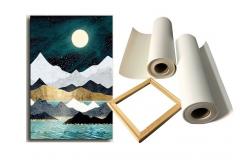 China Large Format Eco Solvent Inkjet Printable Cotton Canvas Matte Artist Stretched supplier