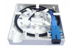 China Simplex Drop Cable Single mode FTTH Solution with SC Fast Connector supplier