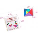 Colorful EVA Game Puzzle Shapes Magnetic Tangram Road Trip for sale