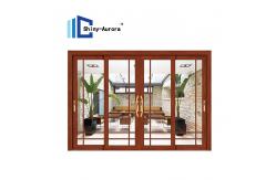 China Panorama Aluminium Sliding Doors , Narrow Thin Office Partition Door supplier