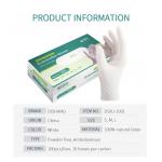 EN455 EN374 Powder Free Disposable Exam Gloves Latex Glove Civil Using for sale