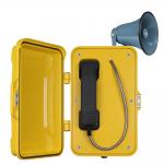 Auto Dial Industrial Weatherproof Telephone Vandal Proof With Broadcast