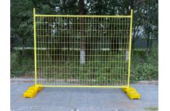 China Movable 6ft 8ft Galvanized Wire Mesh Black Chain Link Temporary Fence Panel supplier