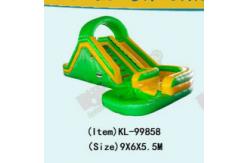 China Aldult  Outdoor Rental Inflatable Large Water Slides With Bouncy supplier