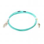 Multimode LC UPC To LC UPC Patch Cable OM3 Aqua 3 Meter for sale