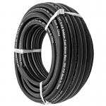 NBR Black Rubber Fuel Hose Fiber Braided 20 Bar For Fuel Transfer for sale