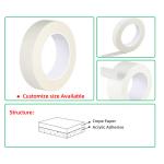 Masking OEM Indoor Wall Paint Self Adhesive White Wholesale Masking Tape 145mic