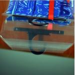 Garment  Laminated Zip Plastic Poly Bag with Hanger Custom Printed