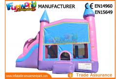 China Pink or White Commercial Inflatable Bouncy Castle / Inflatable Jumping Bouncer supplier