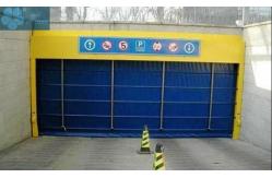 China NF-P92-503 1.2mm Transparent Curtain Roller Shutter Doors supplier