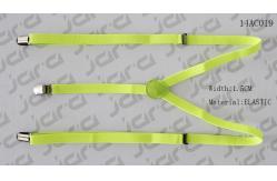 China Fluorescence Yellow Mens Fashion Suspenders Elastic Tape Available 1.5cm Width supplier