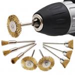 2.5cm Rust Removal Wire Metal Wheel Brush 4.7g 41mm Long Rotary Grinder Power Tool for sale