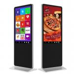 Multipurpose Floor Standing Digital Signage With Bluetooth Connectivity OEM for sale