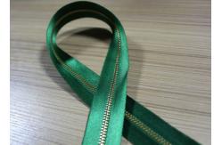 China Smooth Soft Satin Tape Sewing Invisible Zipper , Custom Silk Dress Metal Coat Zippers supplier