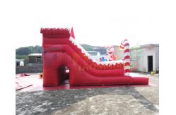 China Winter Theme Inflatable Bounce House Slide Snowman Combo Jumpers ROHS EN71 supplier