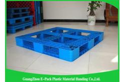 China Single Faced Plastic Euro Pallets 100% Virgin HDPE Ventilated For Warehouse supplier