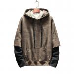 Autumn Mens Oversized Pullover Hoodie For Sports Xxxxl Size Plain Neck for sale