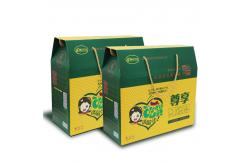 China Custom recycled Corrugated paper Food Boxes Packaging with handle rope supplier