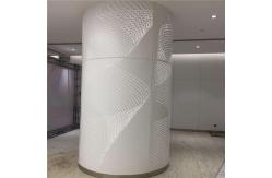 China Silver Plain Pattern Aluminium Column Cladding Panel 1.5mm-3mm supplier