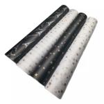 Flower Bouquet Cardboard Wax Gift Wrap Paper Roll Thin Matte Custom Logo Printed for sale
