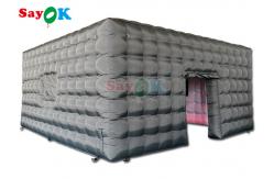 China Portable Inflatable Cube Tent  Lounge Party Waterproof Nightclub House Disco Tent supplier