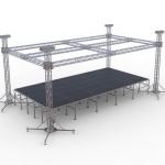 Design Music Lighting Square Truss Aluminum Arch Roof Truss Frame For Sales for sale