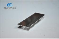 China Mirror Surface Aluminium Section Profile For Shower Enclosures , Alu H Profile supplier