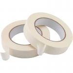 Temperature Resistance 60℃ Crepe Paper Masking Tape Painting Taped Masking Film for sale