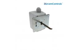 China ABS IP65 Air Flow Switch Duct Mounted Airflow Proving Switch supplier