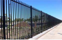 China Wholesale Black Security 2.1m Height wrought iron/Steel Fence supplier