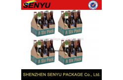 China Promotion Cardboard Cardboard Wine Box For Bottles Six Number Recyclable Material supplier