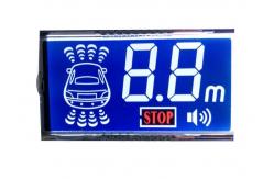 China Industrial Custom TN Digital 7 Segment Display LCD Module For Vehicle System supplier