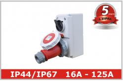 China Compact Industrial Power Socket 16A for Electrical Power Distribution supplier