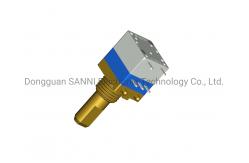China Rotary 10k Ohm Potentiometer , Metal Shaft B Taper Potentiometer RV9C11NS supplier