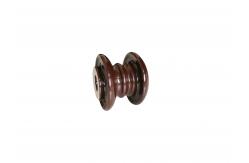 China Special Designed Brown Height 93mm Porcelain Spool Insulators supplier
