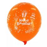 Round Shape Happy Birthday Party Latex Balloons 12inch