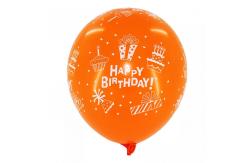 China Round Shape Happy Birthday Party Latex Balloons 12inch supplier
