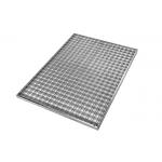 Galvanized 30mm Thickness Industrial Steel Grating Doormats Pressed Mesh 30x30mm