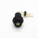 Black Fischer Cable Connector PCB Mounted Right Angle DBPC102A054 for sale