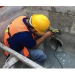 Open channel doppler wall-mounted ultrasonic flow measurement devices